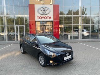 2021 Hyundai Solaris II Рестайлинг, чёрный, 1799000 рублей, вид 3