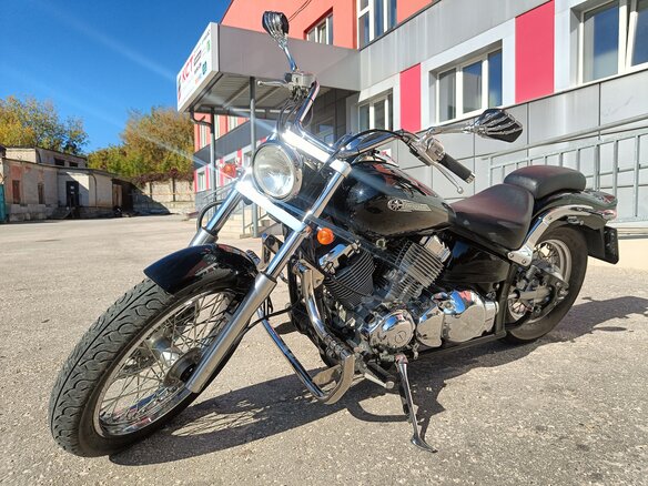 1999 Yamaha XVS400 Drag Star, чёрный, 330000 рублей - вид 11