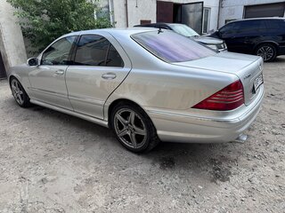 2003 Mercedes-Benz S-Класс 430 IV (W220) Рестайлинг, серебристый, 1250000 рублей, вид 4