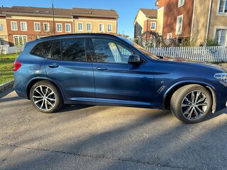 2019 BMW X3 30d xDrive III (G01), синий, 5080000 рублей, вид 3