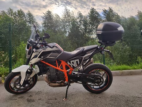 2013 KTM 690 Duke, чёрный, 395000 рублей, вид 1