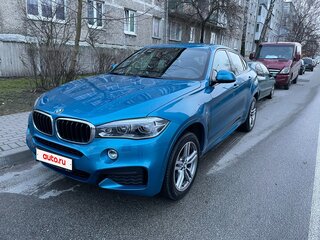 2019 BMW X6 30d II (F16), голубой, 5300000 рублей, вид 3