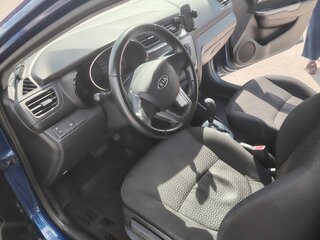2012 Kia Rio 4-speed III, синий, 850000 рублей, вид 4