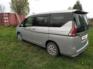 2017 Nissan Serena S-Hybrid V (C27), серебристый, 1600000 рублей, вид 4