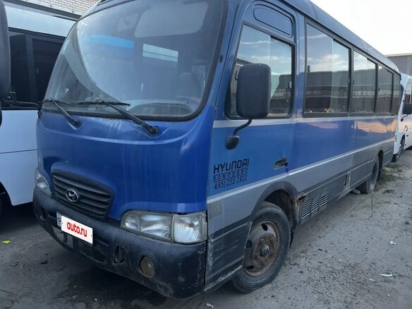 2006 Hyundai County, синий, 380000 рублей - вид 1
