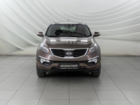 2012 Kia Sportage III, коричневый, 1338000 рублей - вид 1
