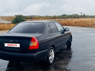 2009 Hyundai Accent ТагАЗ II, чёрный, 395000 рублей, вид 3