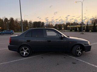 2008 Hyundai Accent ТагАЗ II, серый, 450000 рублей, вид 4