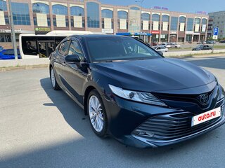 2018 Toyota Camry VIII (XV70), синий, 2500000 рублей, вид 2