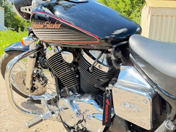 2001 Honda Shadow 750, чёрный, 530000 рублей - вид 8