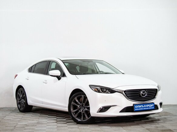 2016 Mazda 6 III (GJ) Рестайлинг, белый, 1949000 рублей