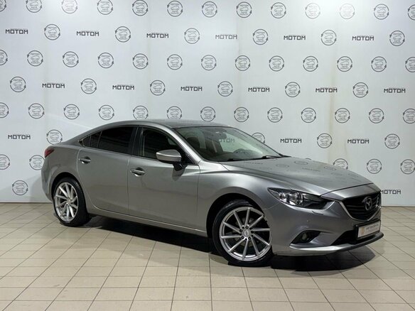 2013 Mazda 6 III (GJ), серебристый, 1400000 рублей