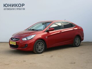 2012 Hyundai Solaris I, красный, 549000 рублей, вид 1