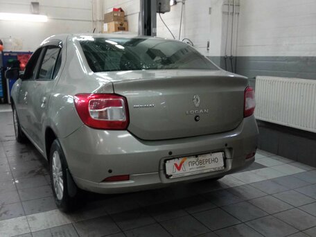 2018 Renault Logan II, бежевый, 670000 рублей, вид 4
