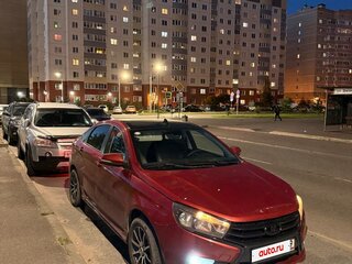 2016 Lada (ВАЗ) Vesta I, красный, 630000 рублей, вид 3