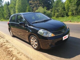 2007 Nissan Tiida I, чёрный, 850000 рублей, вид 1
