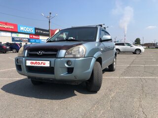2008 Hyundai Tucson I, голубой, 790000 рублей, вид 2