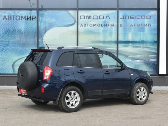 2014 Chery Tiggo (T11) I Рестайлинг (FL), синий - вид 4