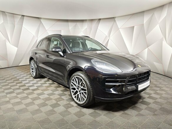 2019 Porsche Macan I Рестайлинг, чёрный - вид 2