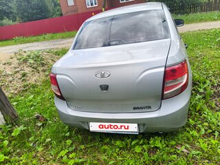 2013 Lada (ВАЗ) Granta I, серебристый, 250000 рублей, вид 3