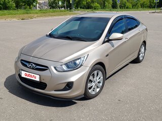 2011 Hyundai Solaris I, бежевый, 550000 рублей, вид 1