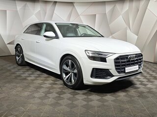 2019 Audi Q8 55 TFSI I (4M), серый, 4965150 рублей, вид 3