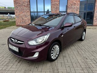 2011 Hyundai Solaris I, фиолетовый, 630000 рублей, вид 2