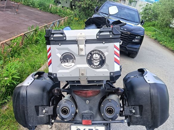 2004 Suzuki V-Strom 1000, чёрный, 450000 рублей - вид 14