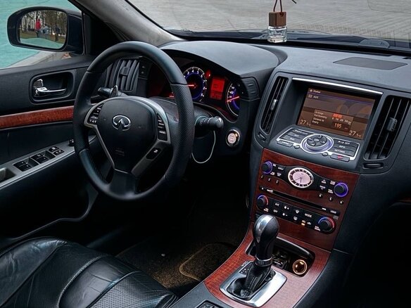 2007 Infiniti G G35 IV, чёрный - вид 12