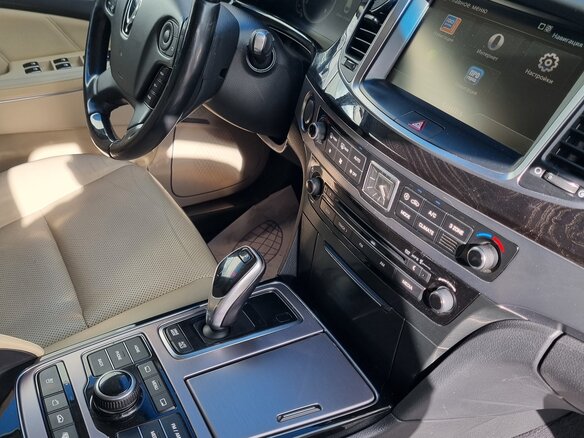 2015 Hyundai Equus II Рестайлинг, синий, 1580000 рублей - вид 4