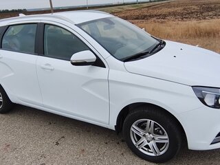 2018 Lada (ВАЗ) Vesta SW I, белый, 1100000 рублей, вид 4