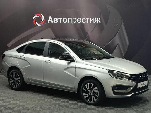 2026 Lada (ВАЗ) Vesta I Рестайлинг (NG), серебристый - вид 2