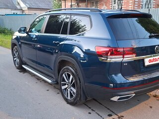 2020 Volkswagen Atlas I Рестайлинг, синий, 3100000 рублей, вид 5