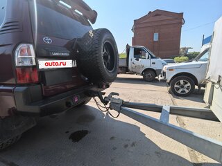 1997 Toyota Land Cruiser Prado 90 Series, пурпурный, 1210000 рублей, вид 2