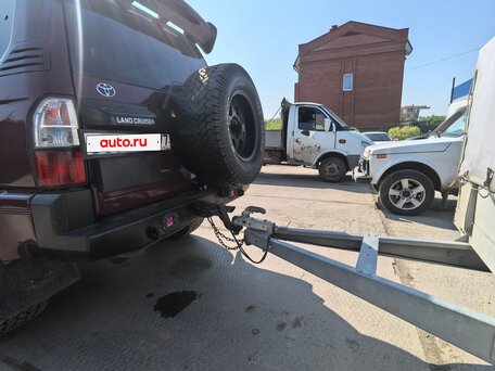 1997 Toyota Land Cruiser Prado 90 Series, пурпурный, 1210000 рублей, вид 2