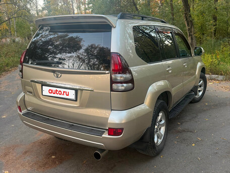 2008 Toyota Land Cruiser Prado 5-speed 120 Series Рестайлинг, бежевый, 2950000 рублей, вид 5