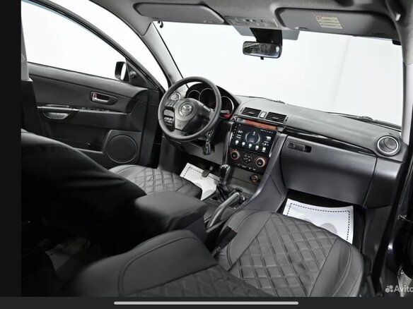 2004 Mazda 3 I (BK), чёрный, 450000 рублей