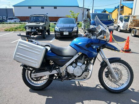 2002 BMW F 650 GS, синий, 377000 рублей, вид 2