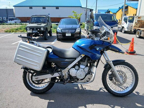 2002 BMW F 650 GS, синий, 377000 рублей - вид 1