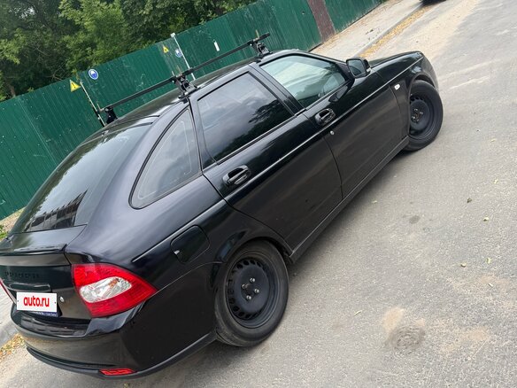 2008 Lada (ВАЗ) Priora I, чёрный - вид 3