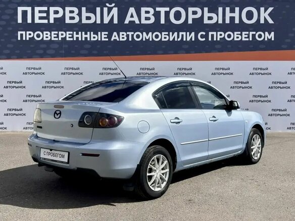 2008 Mazda 3 I (BK) Рестайлинг, голубой, 443000 рублей - вид 5