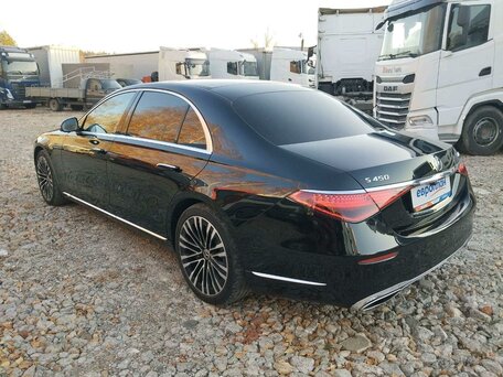 2021 Mercedes-Benz S-Класс 450 4MATIC VII (W223), чёрный, 9600000 рублей, вид 4