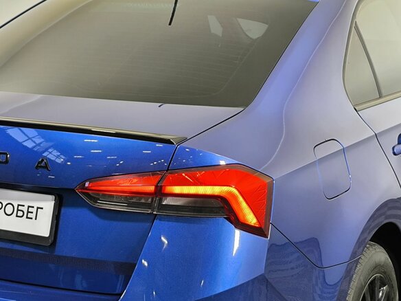 2022 Skoda Rapid II, синий - вид 13