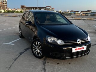 2012 Volkswagen Golf VI, чёрный, 725000 рублей, вид 3