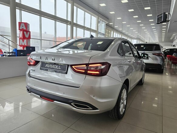 2024 Lada (ВАЗ) Vesta I Рестайлинг (NG), серебристый, 1739000 рублей - вид 7