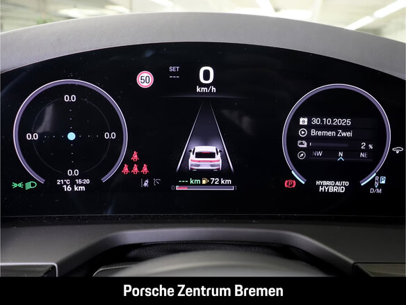 2026 Porsche Panamera 4S E-Hybrid III, зелёный - вид 16