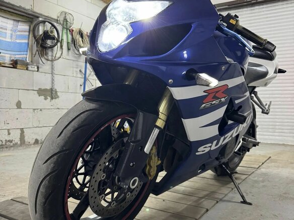 2004 Suzuki GSX-R 600, синий, 380000 рублей - вид 7
