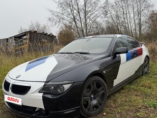 2005 BMW 6 серии 630i II (E63/E64), чёрный, 1200000 рублей, вид 3