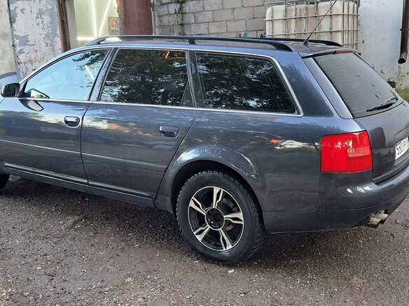 2002 Audi A6 II (C5) Рестайлинг, синий - вид 6