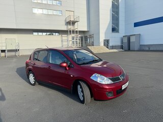 2008 Nissan Tiida I, красный, 509000 рублей, вид 4